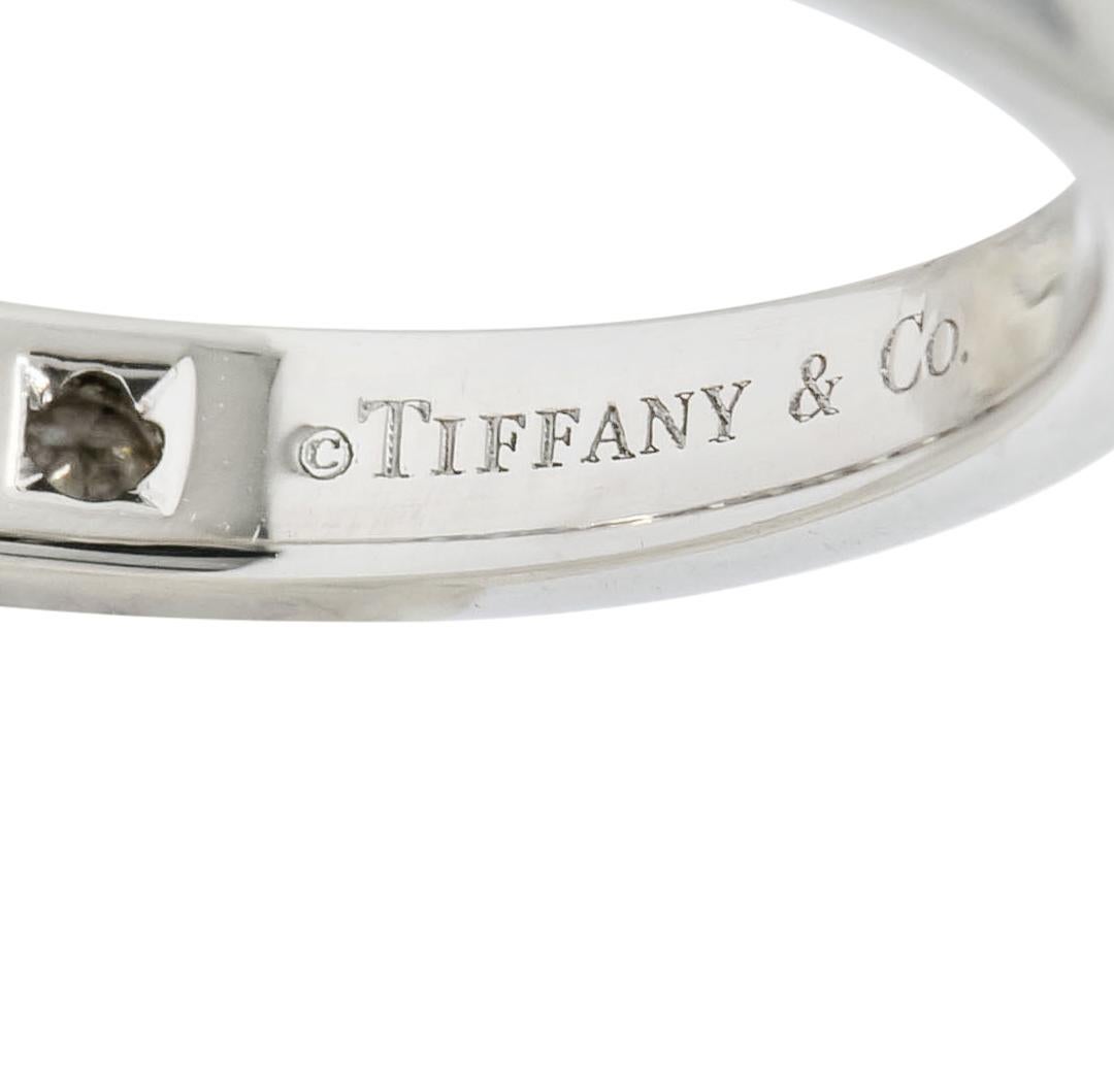 Tiffany & Co. 0.55 Carat Diamond Platinum Anniversary Channel Band Ring 1