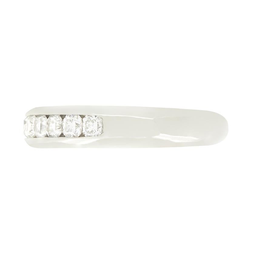 Tiffany & Co. 0,55ct Diamant 'Lucida' halber Ewigkeitsring (Brillantschliff) im Angebot