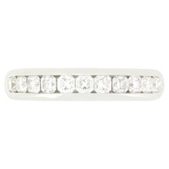 Tiffany & Co. Anello a mezza eternità con diamante "Lucida" da 0,55 carati