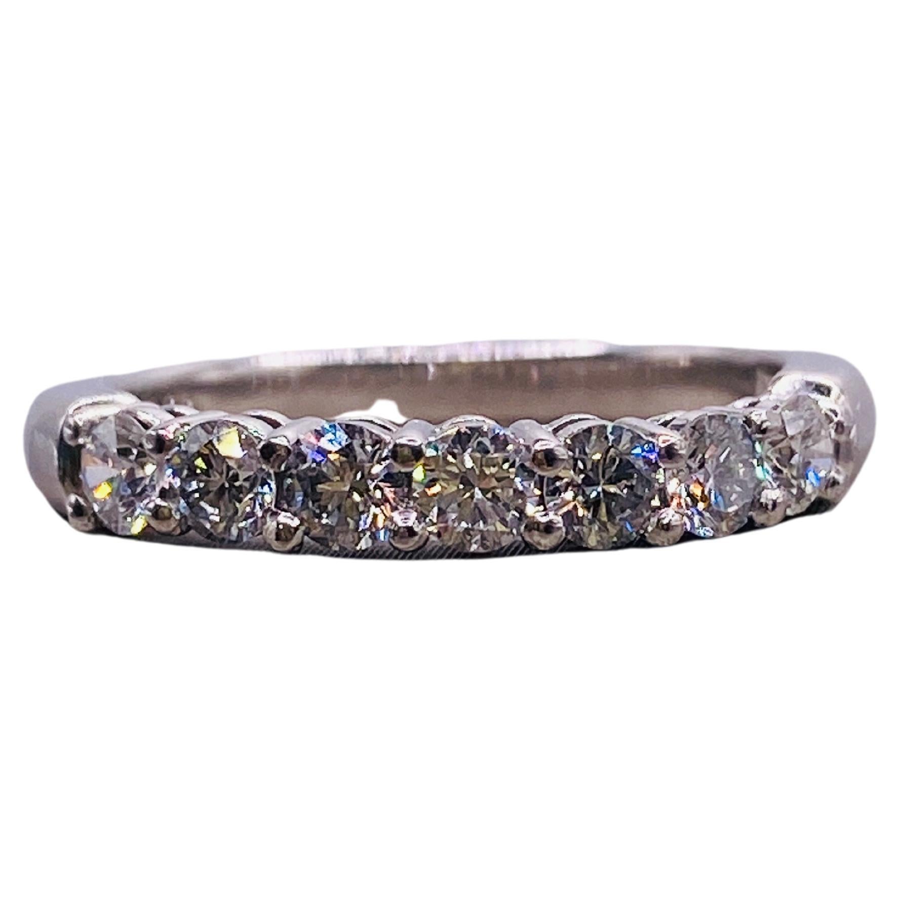 Tiffany & Co 0.57 Carat Diamond Platinum Embrace Ring For Sale