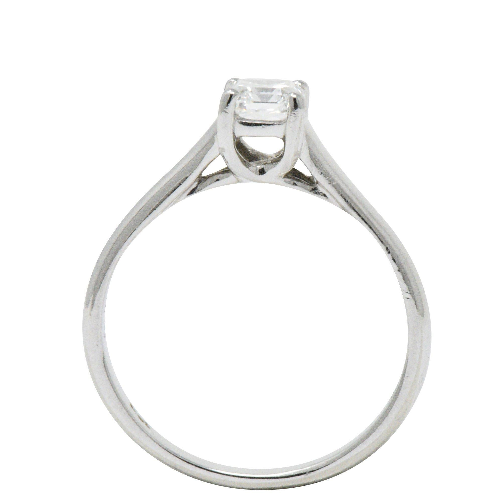 lucida solitaire engagement ring
