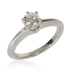Tiffany & Co. 0.6 ct Round Brilliant Diamond Engagement Ring
