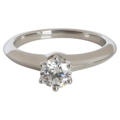 Tiffany & Co. 0.6 ct Round Brilliant Diamond Engagement Ring