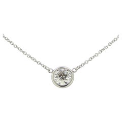 Tiffany & Co. 0.60 Carat Diamond Solitaire Necklace