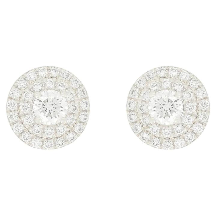 Tiffany & Co. 0.61ct Diamond Soleste Earrings For Sale