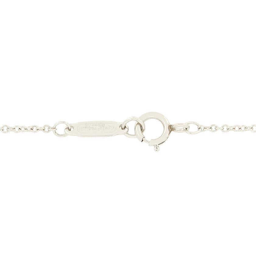 Taglio brillante Ciondolo con diamante da 0,62 carati di Tiffany & Co. in vendita