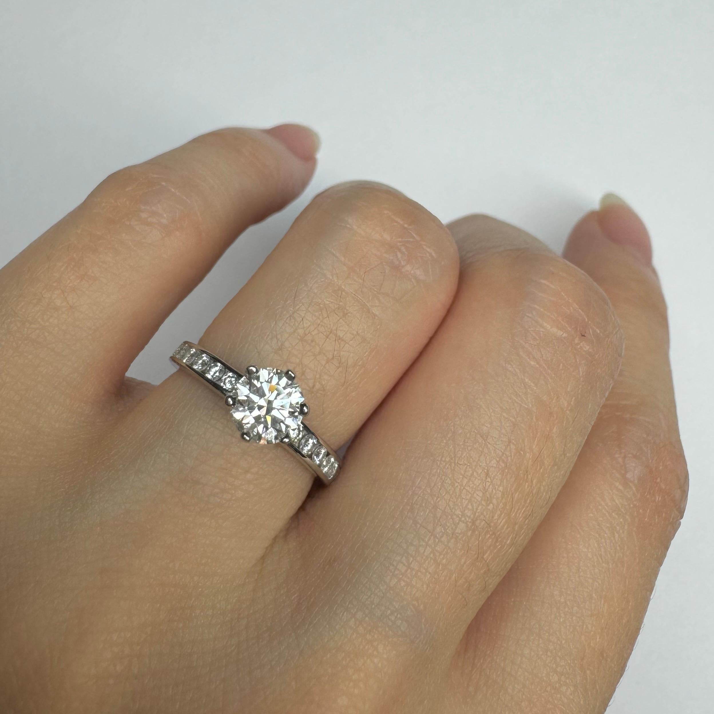 Tiffany & Co. 0.64ct Diamond Ring For Sale 2