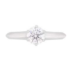 Tiffany & Co. 0.65 Carat Solitaire Diamond Ring