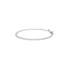 Tiffany & Co. 0.67 Carat Diamond Pave Ladies Bangle 18 Karat in Stock