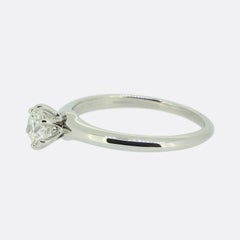 Verlobungsring von Tiffany & Co. mit 0,72 Karat Diamant