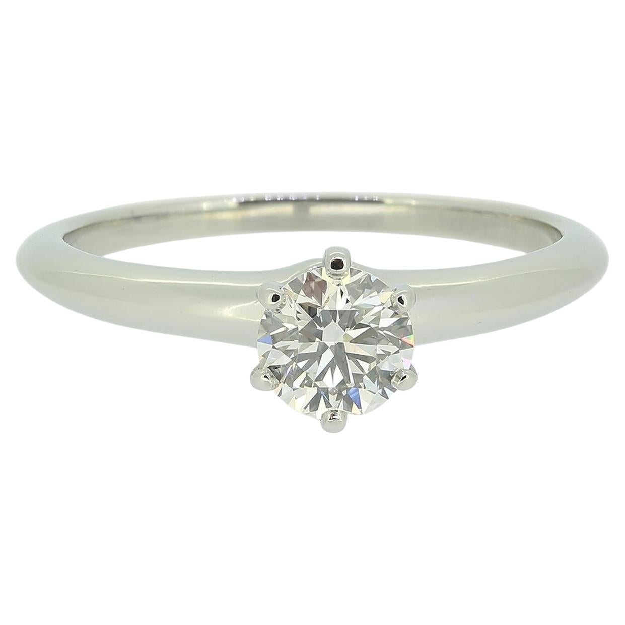 Verlobungsring von Tiffany & Co. mit 0,72 Karat Diamant