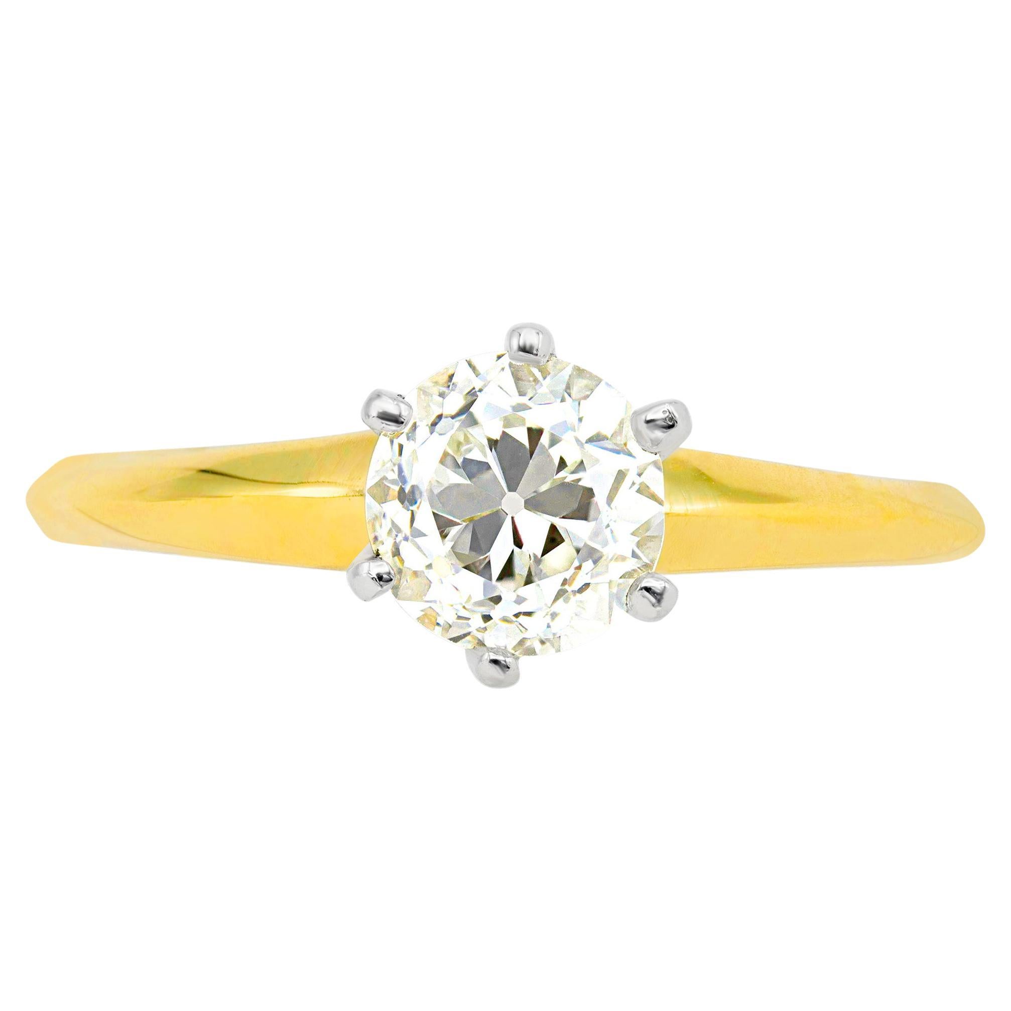 Tiffany & Co. 0.73 Ct. Solitaire Engagement Ring GIA Certified E VS1