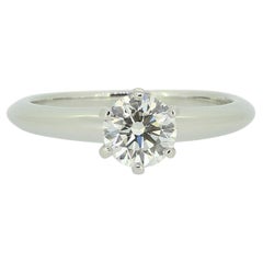 Tiffany & Co. 0.74 Carat Diamond Engagement Ring