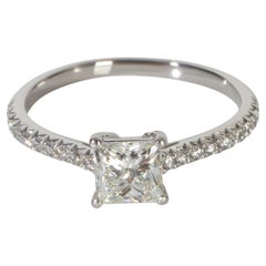 Tiffany & Co. 0.74 ct Princess Diamond Novo Engagement Ring