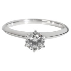 Tiffany & Co. 0.76 ct Round Brilliant Diamond Engagement Ring