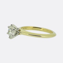 Tiffany & Co. 0.77 Carat Diamond Engagement Ring