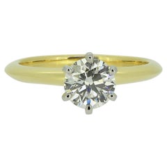 Tiffany & Co. 0.77 Carat Diamond Engagement Ring