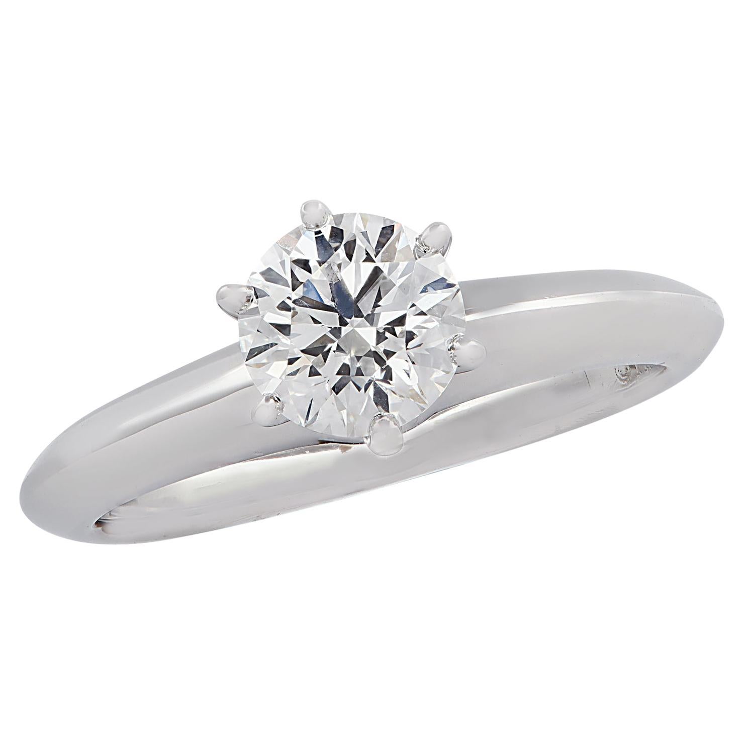 Tiffany & Co. 0.80 Carat Diamond Engagement Ring