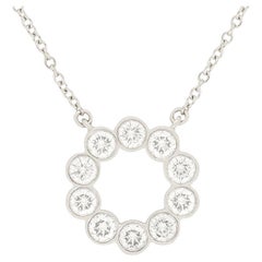 Tiffany & Co. Pendentif jazz en diamants de 0,80 carat