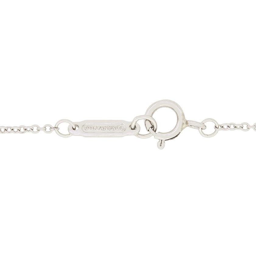 Brilliant Cut Tiffany & Co. 0.81ct Diamond 'Victoria' Necklace For Sale