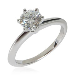 Tiffany & Co. 0.84 ct Round Brilliant Diamond Engagement Ring