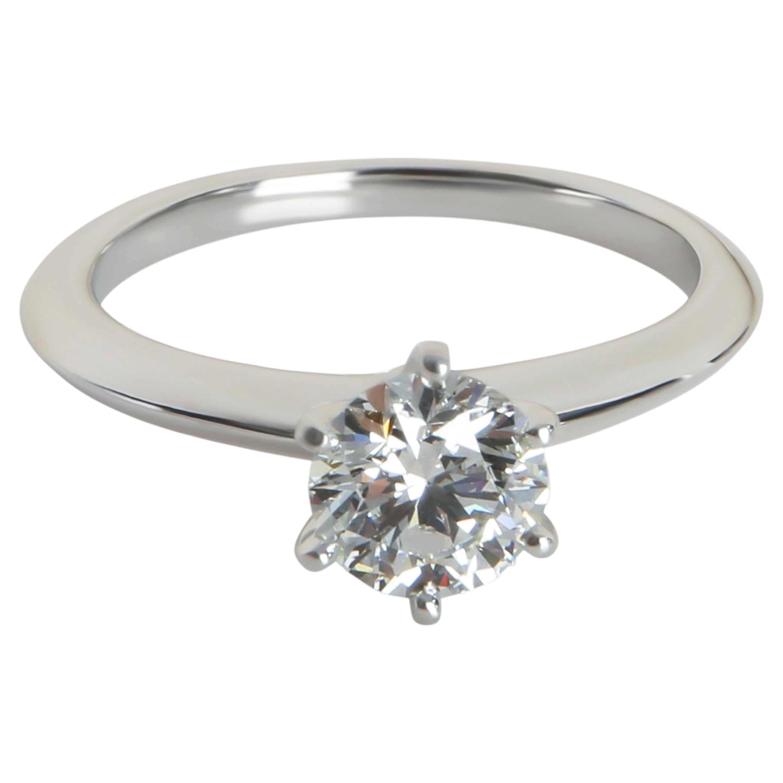 Tiffany & Co. 0.84 ct Round Brilliant Diamond Engagement Ring