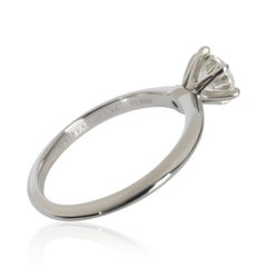 Tiffany & Co. 0.88 ct Round Brilliant Diamond Engagement Ring