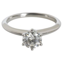 Tiffany & Co. 0.88 ct Round Brilliant Diamond Engagement Ring