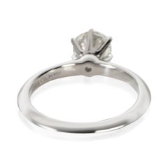 Tiffany & Co. 0.9 ct Round Brilliant Diamond Engagement Ring