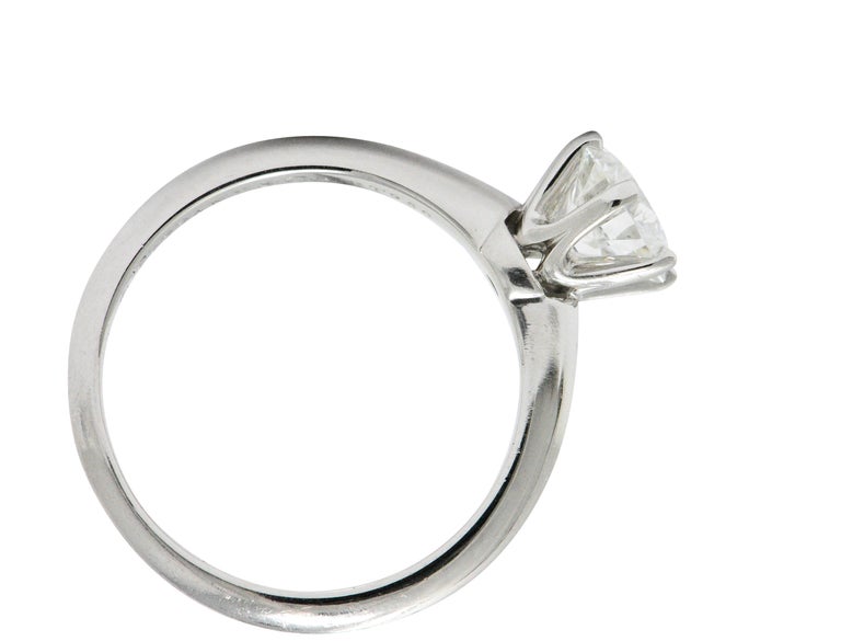 Tiffany and Co. 0.90 Carat Diamond Platinum Solitaire Engagement Ring GIA  For Sale at 1stDibs | 0.90 carat diamond price, 0.90 carat diamond ring