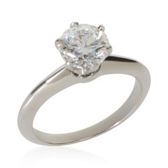 Tiffany & Co. 0.91 ct Round Brilliant Diamond Engagement Ring