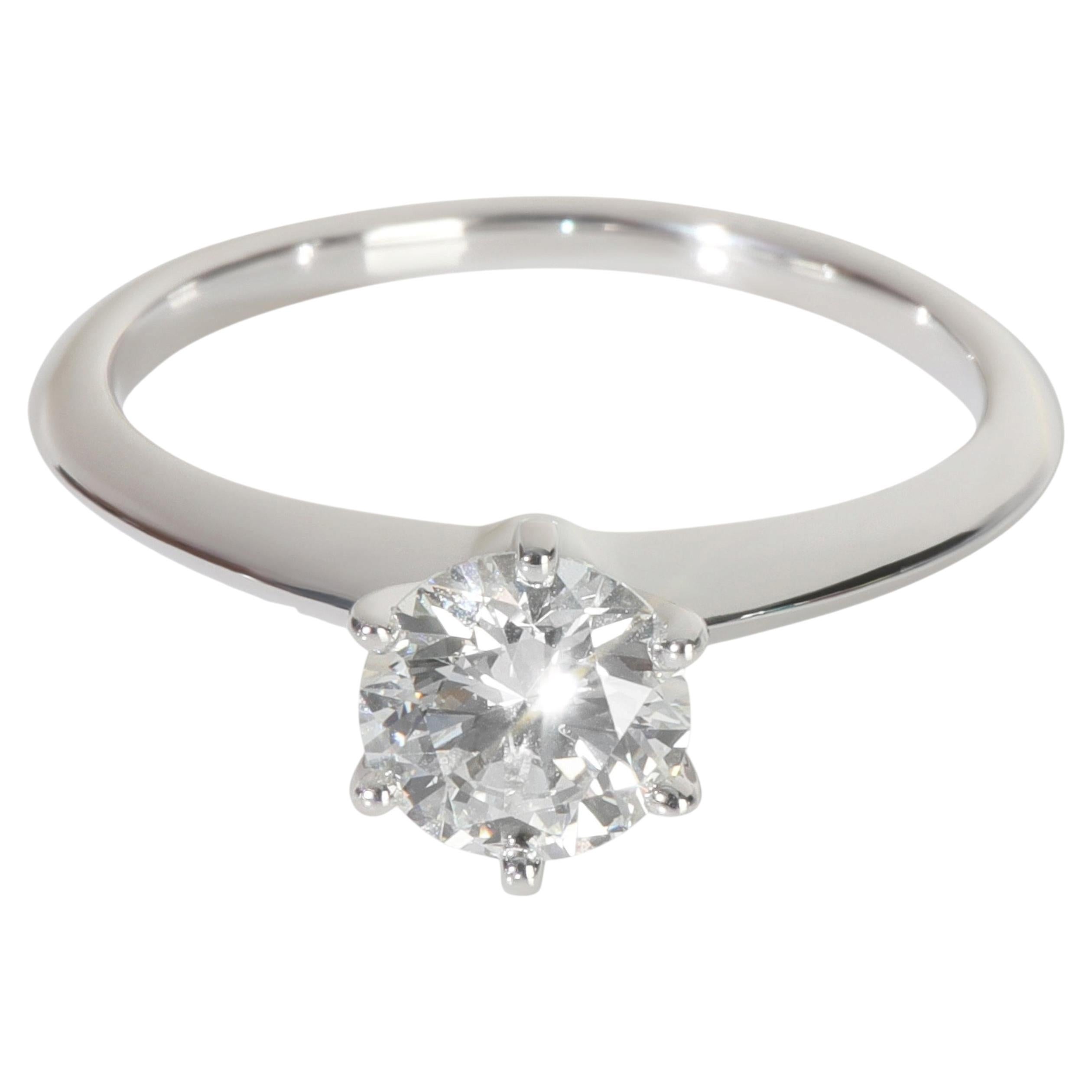 Tiffany & Co. 0.91 ct Runder Brillant-Diamant-Verlobungsring