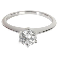 Tiffany & Co. 0.91 ct Runder Brillant-Diamant-Verlobungsring