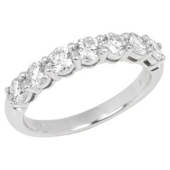 Tiffany & Co. 0.91 Carat Brilliant Cut Diamond Platinum Eternity Ring