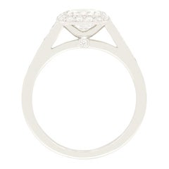 Tiffany & Co. 0.91ct Diamond Halo Ring