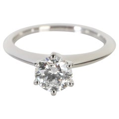 Tiffany & Co. 0.92 ct Round Brilliant Diamond Engagement Ring