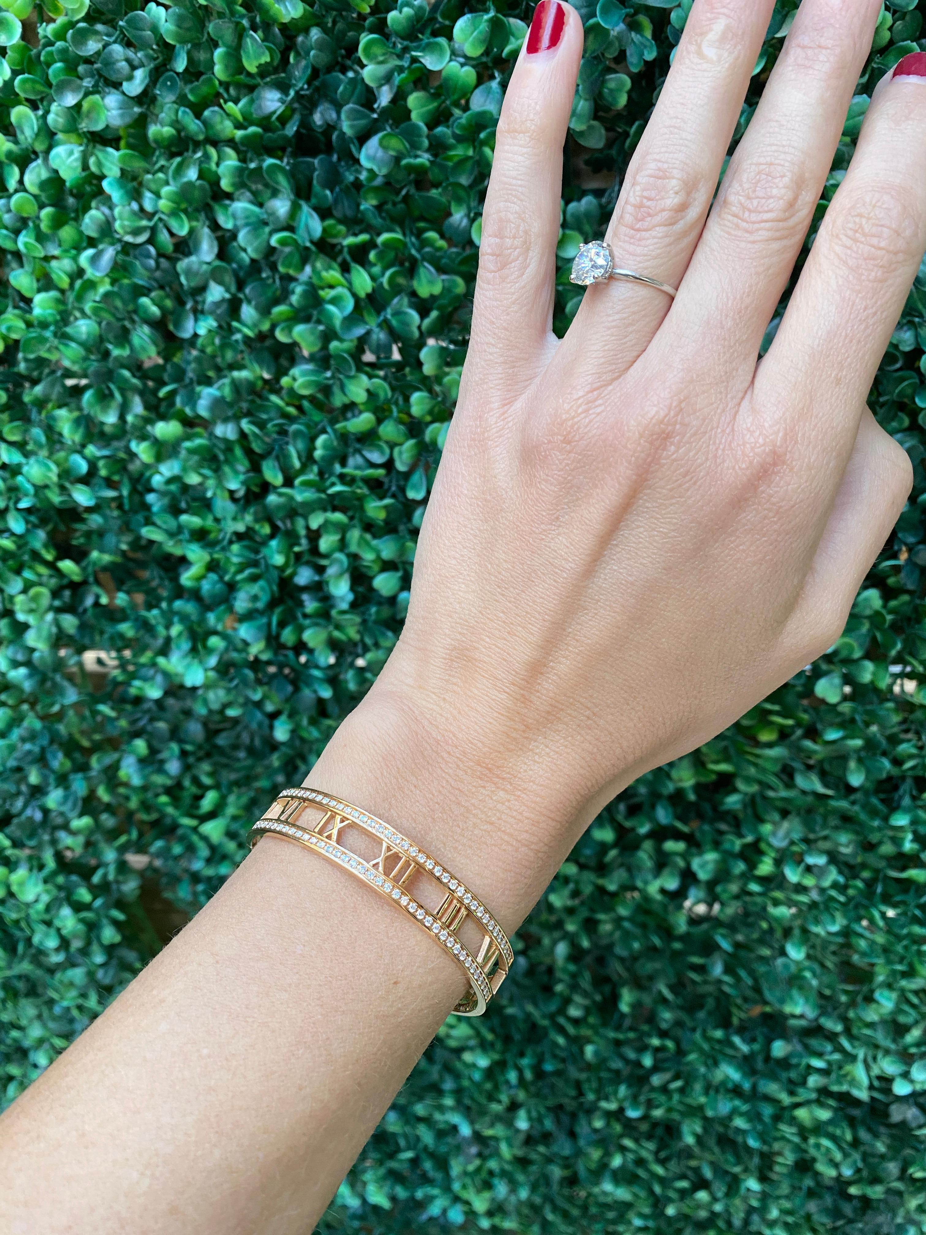 tiffany atlas bracelet with diamonds