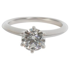 Tiffany & Co. 0.96 ct Round Brilliant Diamond Engagement Ring