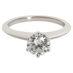 Tiffany & Co. 0.96 ct Round Brilliant Diamond Engagement Ring