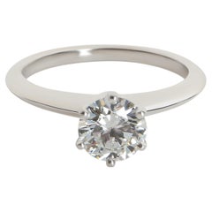 Tiffany & Co. 0.96 ct Round Brilliant Diamond Engagement Ring