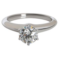 Tiffany & Co. 0.97 ct Round Brilliant Diamond Engagement Ring