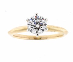 Tiffany & Co. 1 Carat Diamond Solitaire Engagement Ring