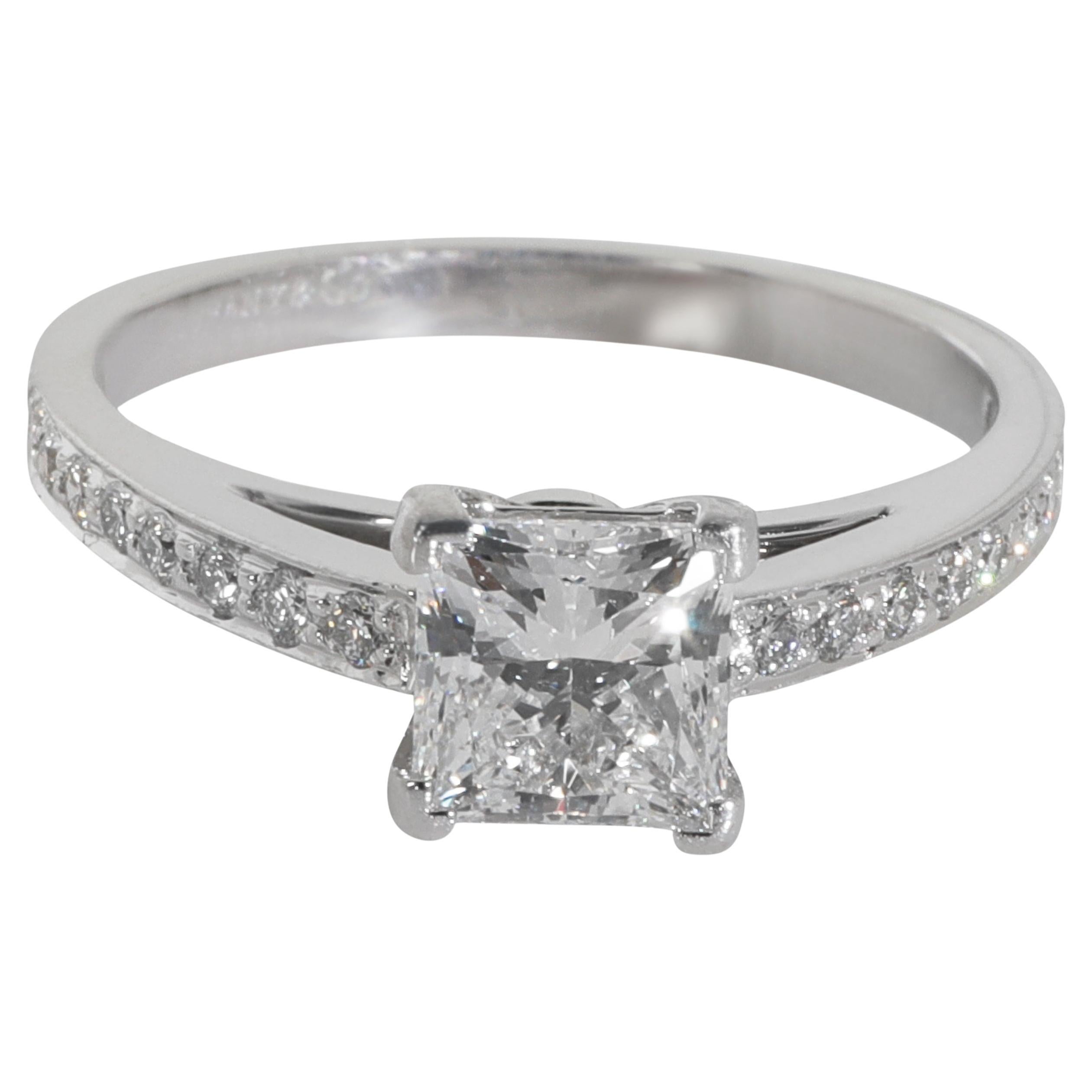 Tiffany 
Co. Bague de fiançailles Grace à diamant princesse de 1 ct en vente