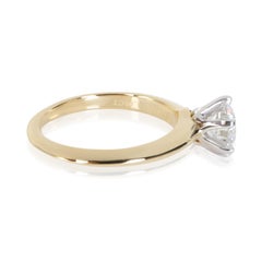 Tiffany & Co. 1 ct Runder Brillant-Diamant-Verlobungsring