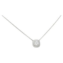 Tiffany & Co. 1.00 Carat Diamond Platinum Soleste Station Necklace