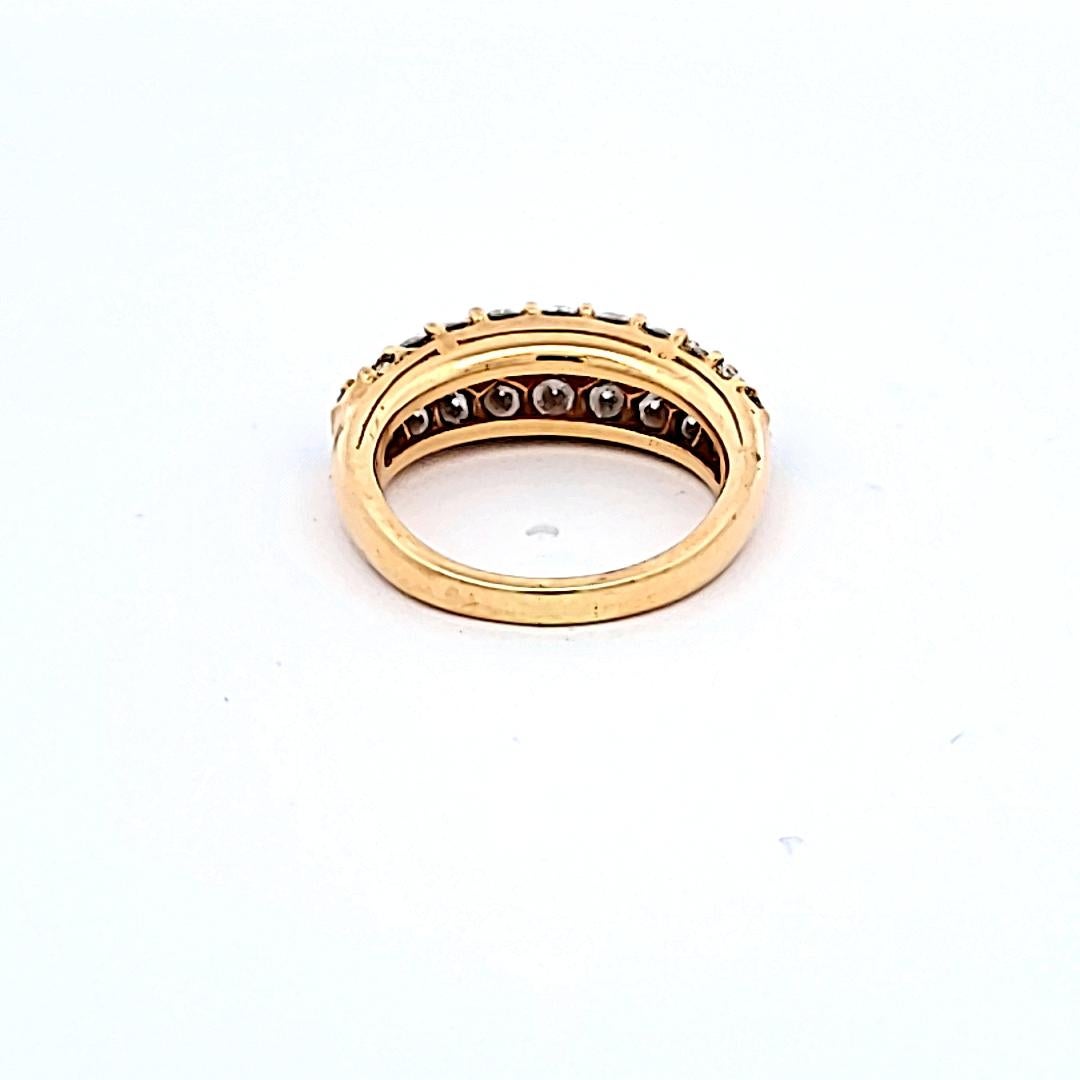 Tiffany & Co 1.00 Carat Ruby 0.80 Carat Diamond 18 Karat Yellow Gold Halo Ring For Sale 2