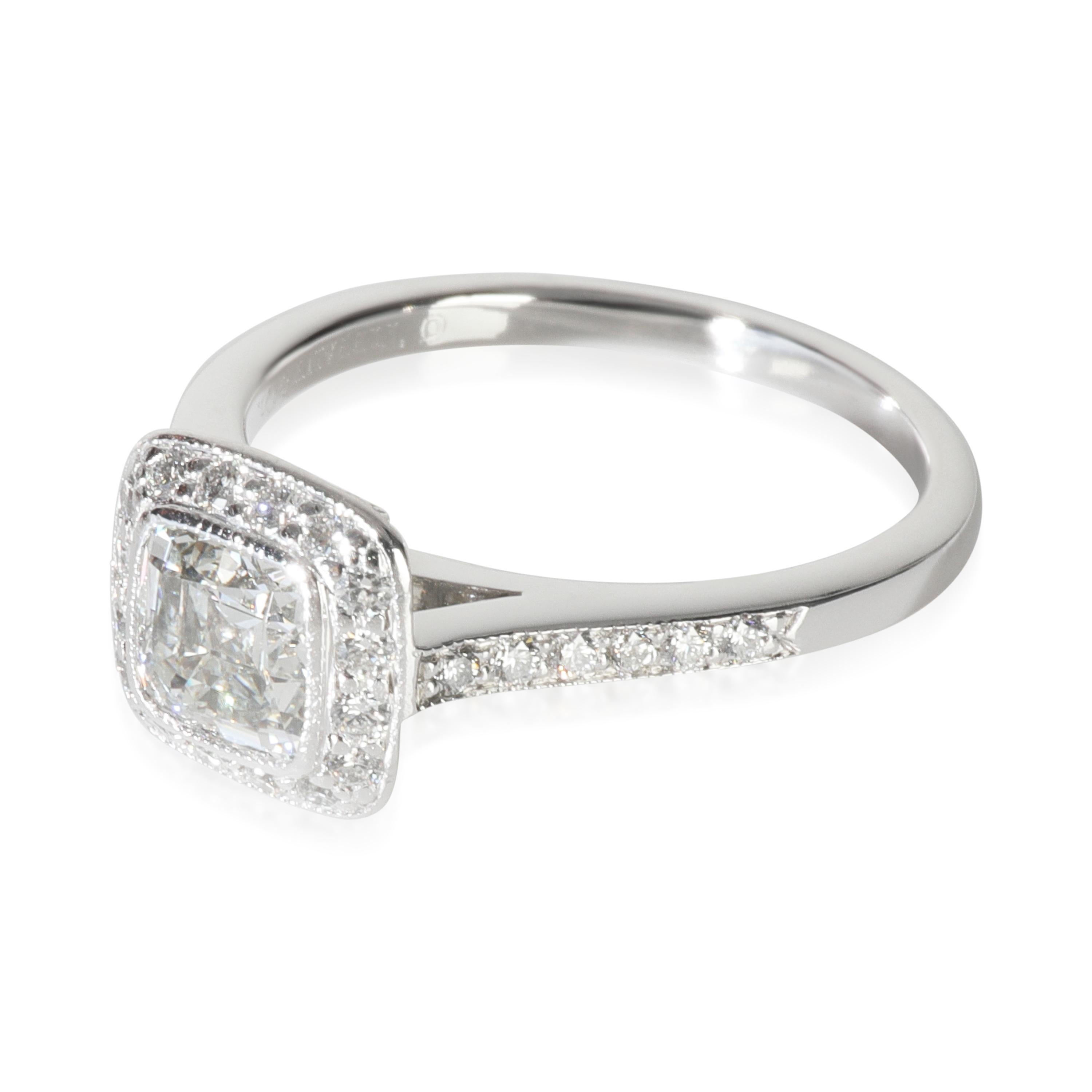 Taille coussin Tiffany & Co. 1.01 ct Cushion Modified Diamond Legacy Engagement Ring en vente
