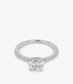 Tiffany & Co. 1.01ct True Diamond Platinum Ring