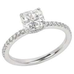 Tiffany & Co. 1.01ct True Diamond Platinum Ring
