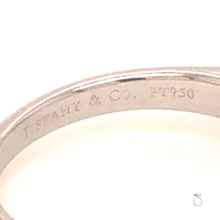 Tiffany & Co. 1,02 carat Bague solitaire en platine avec diamants ronds G, VVS2 en vente 8